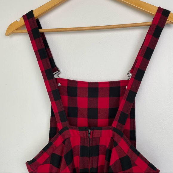 Hot Topic Pinafore Buffalo Check Dress - Picture 5 of 8